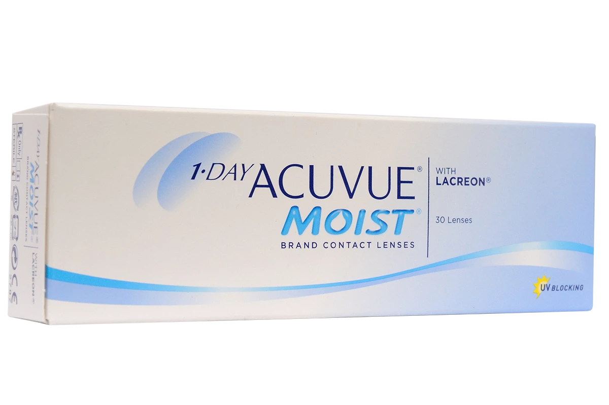 Контактные линзы 1 day acuvue moist